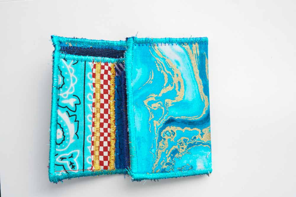 Blue Skies Stitch Craze Wallet
