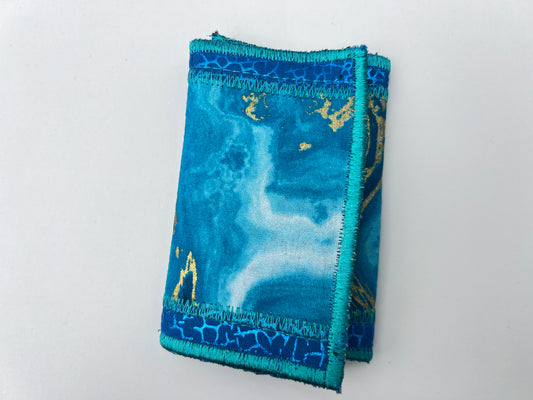Blue Marvel Stitch Craze Trifold Wallet